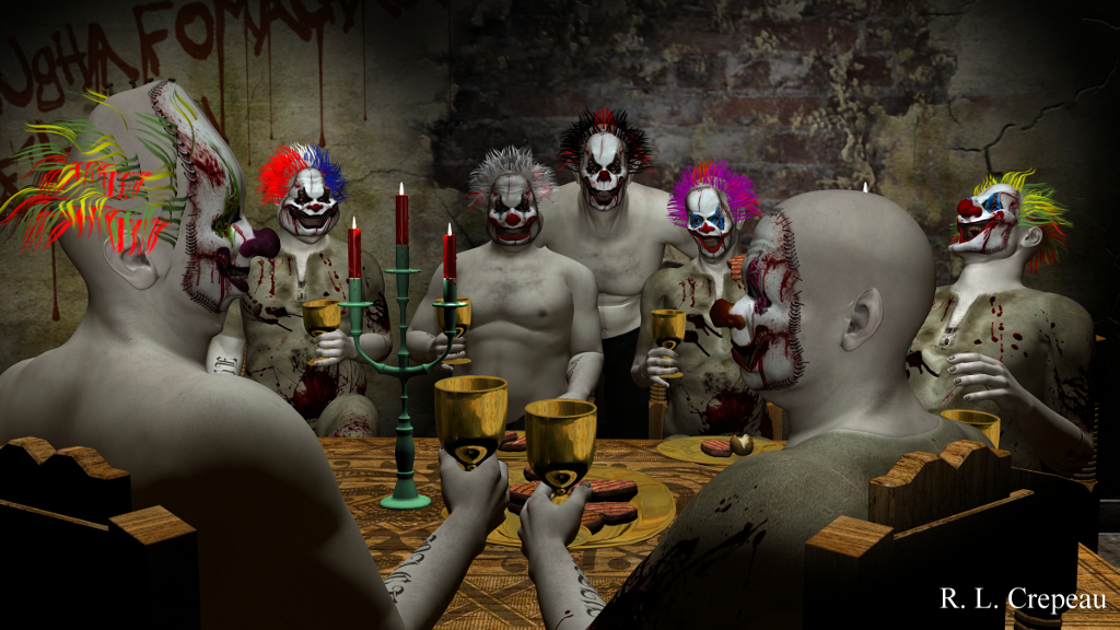 evil clown banquet