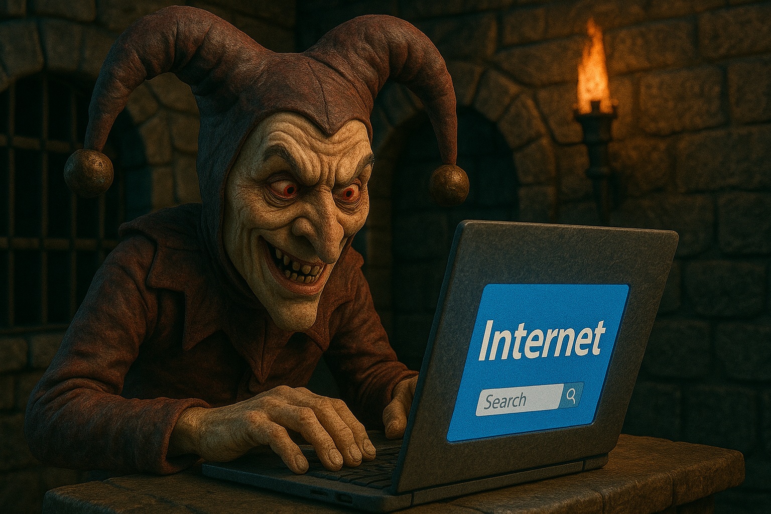 jester on the internet