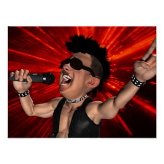 singer poster