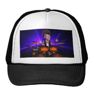 drumming with lasers hat