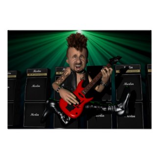 guitarist poster